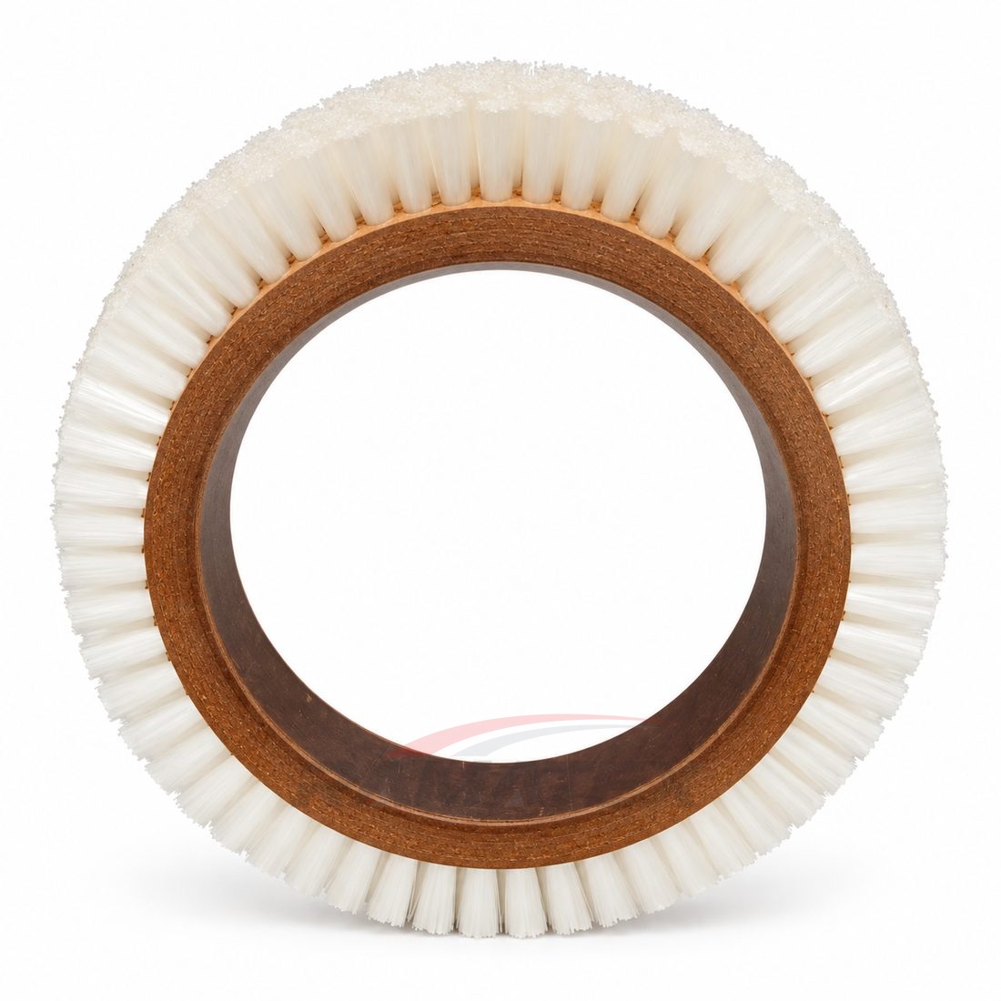 Escova com aro de fenolite, cerdas de nylon — vista frontal alternativa